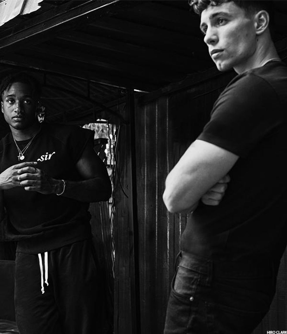 Hiro Clark's Darkroom/Tom of Finland line of hoodies, shirts, and shorts