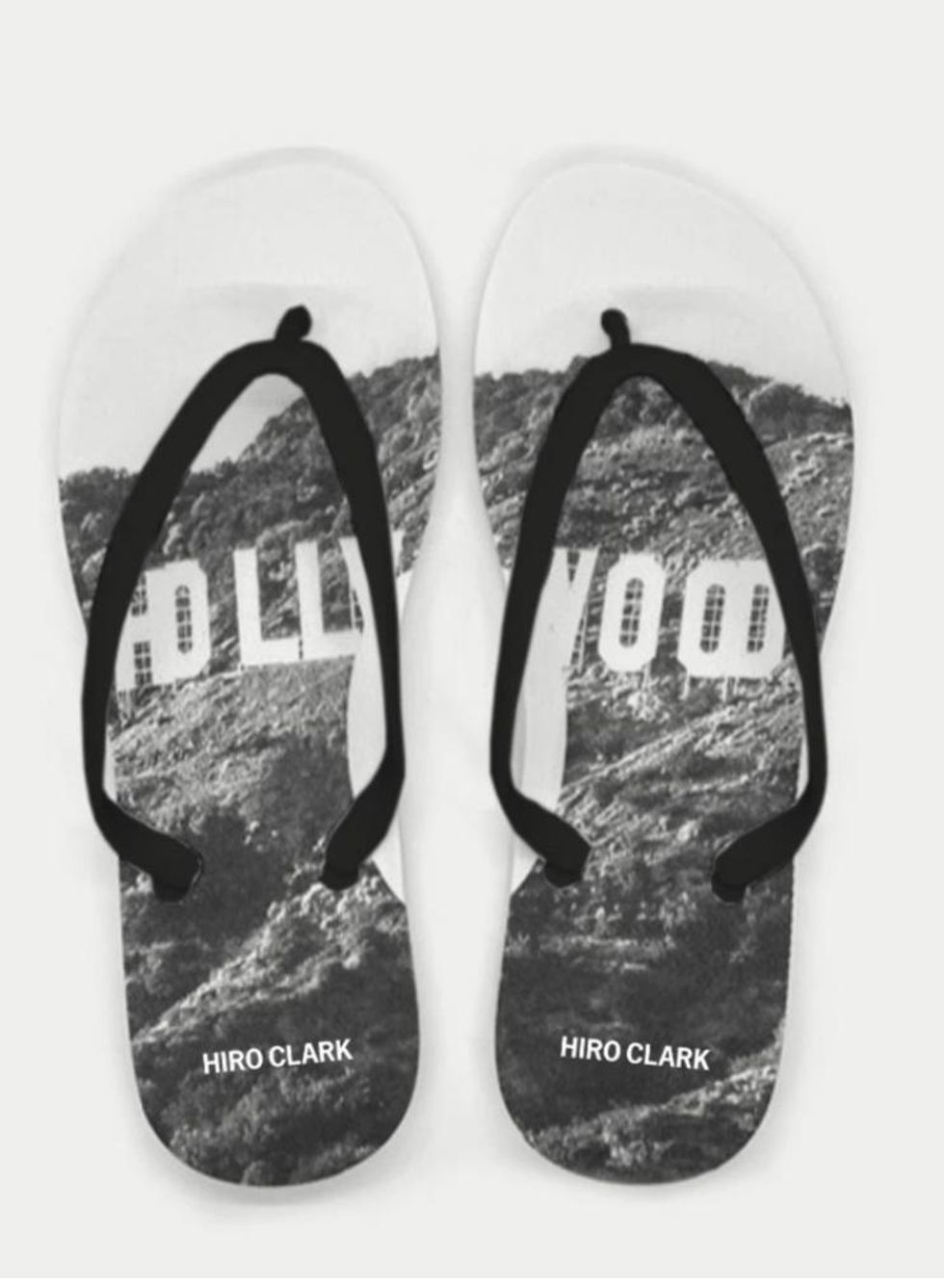 Hiro Clark's Hollywood flipflops