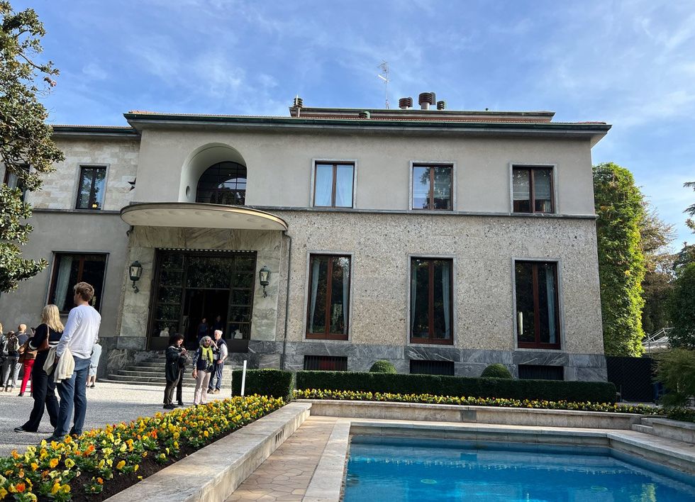House from movie House of Gucci Villa Necchi Campiglio