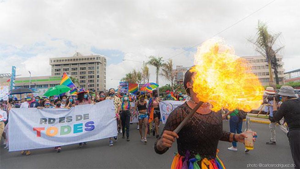 Hundreds of LGBTIQ+ Protest Discrimination in the Dominican Republic