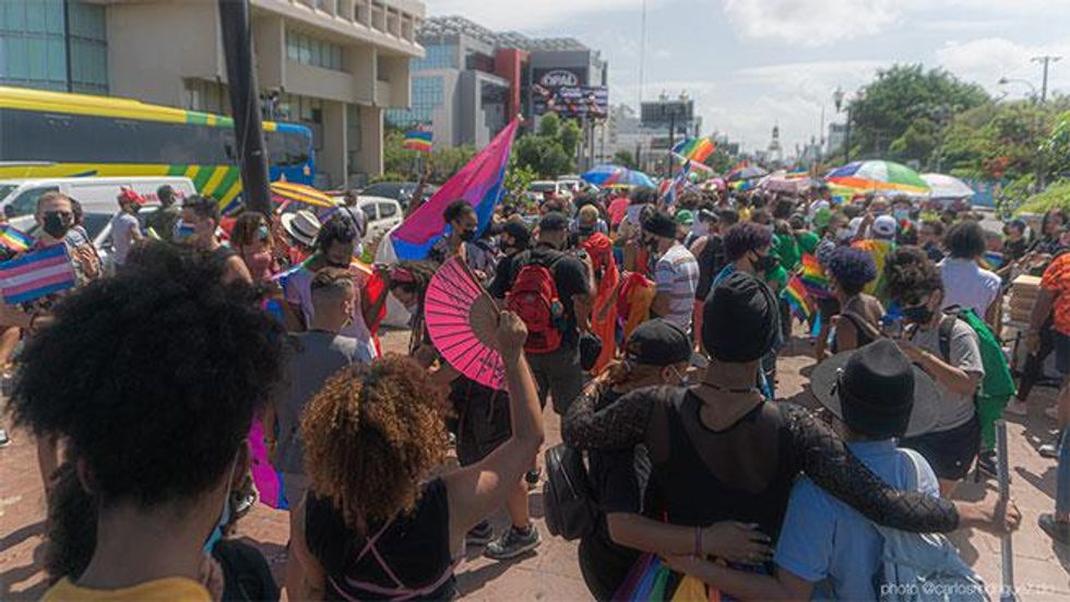 Hundreds of LGBTIQ+ Protest Discrimination in the Dominican Republic