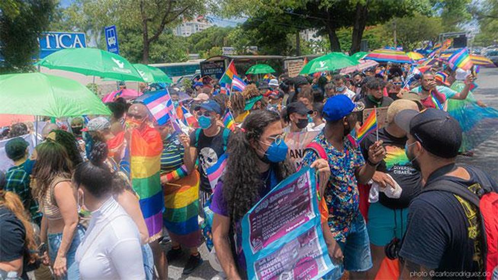 Hundreds of LGBTIQ+ Protest Discrimination in the Dominican Republic