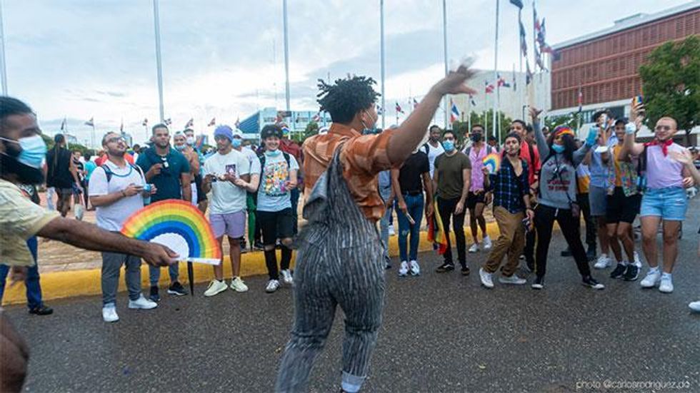 Hundreds of LGBTIQ+ Protest Discrimination in the Dominican Republic
