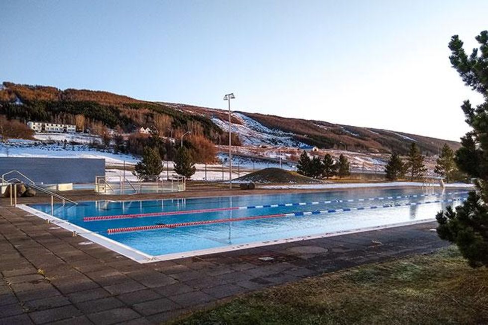 Iceland Pool at Laugar