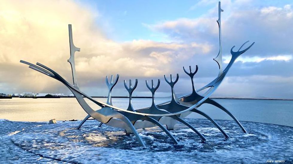 Iceland Sun Voyager Sculpture