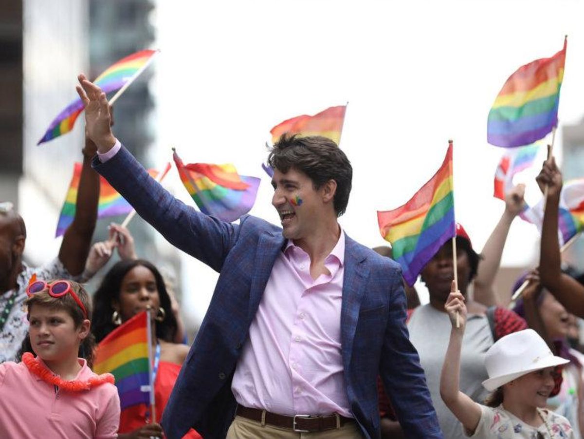 Justin Trudeau Marches in Toronto Pride, Global LGBTQ Community Swoons