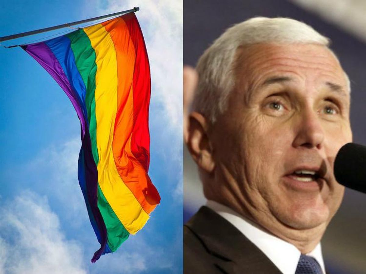 Mike Pence's New D.C. Neighbors Troll Him With Rainbow Flags