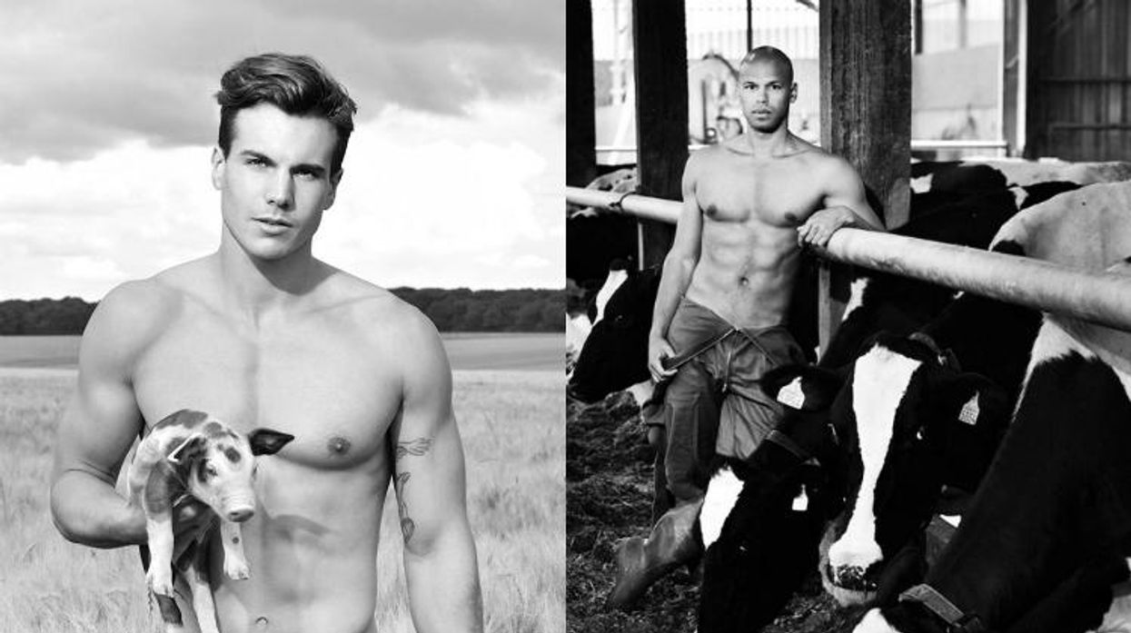 French Farms Now Equipped With...Gyms & Waxing Salons? According to a New Calendar—Yes!
