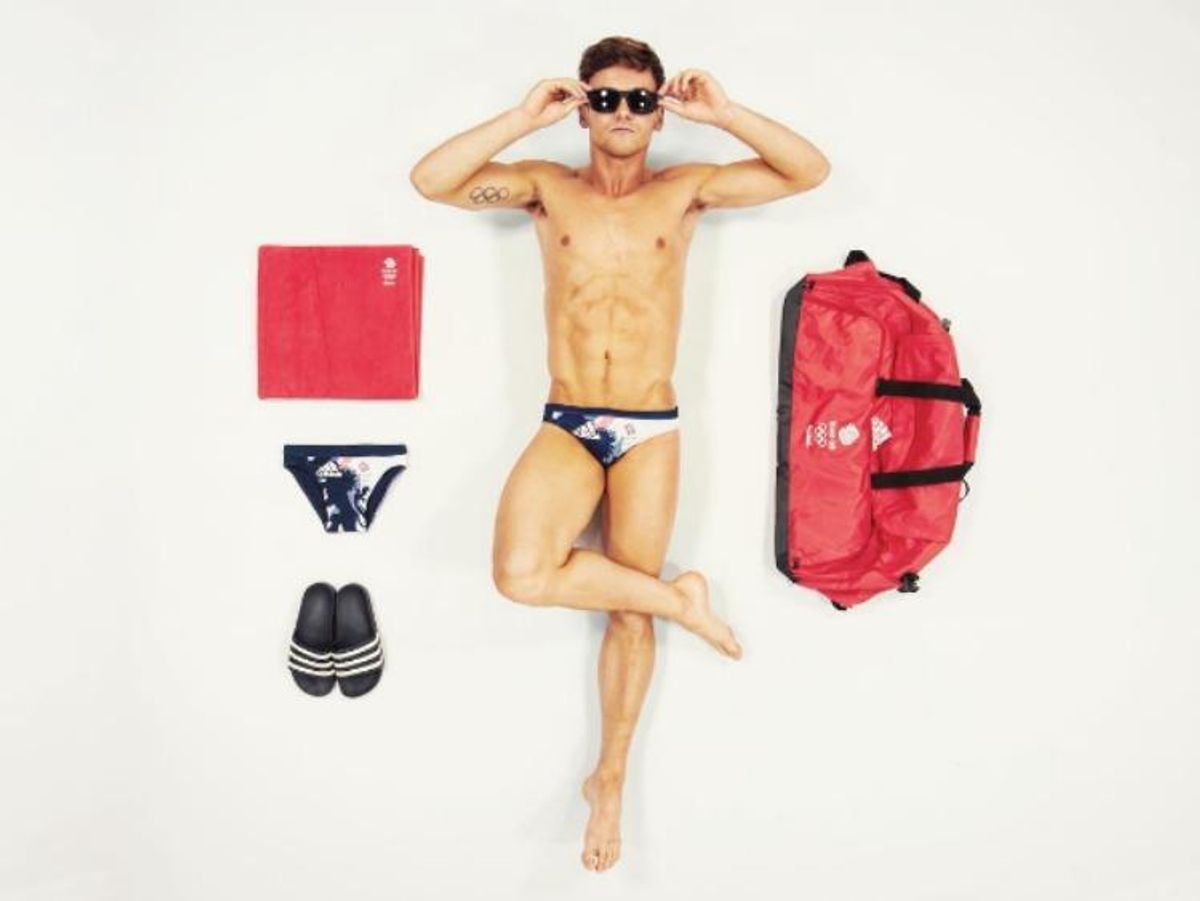 Tom Daley Gets ‘Fitted’ For His Olympic Uniform