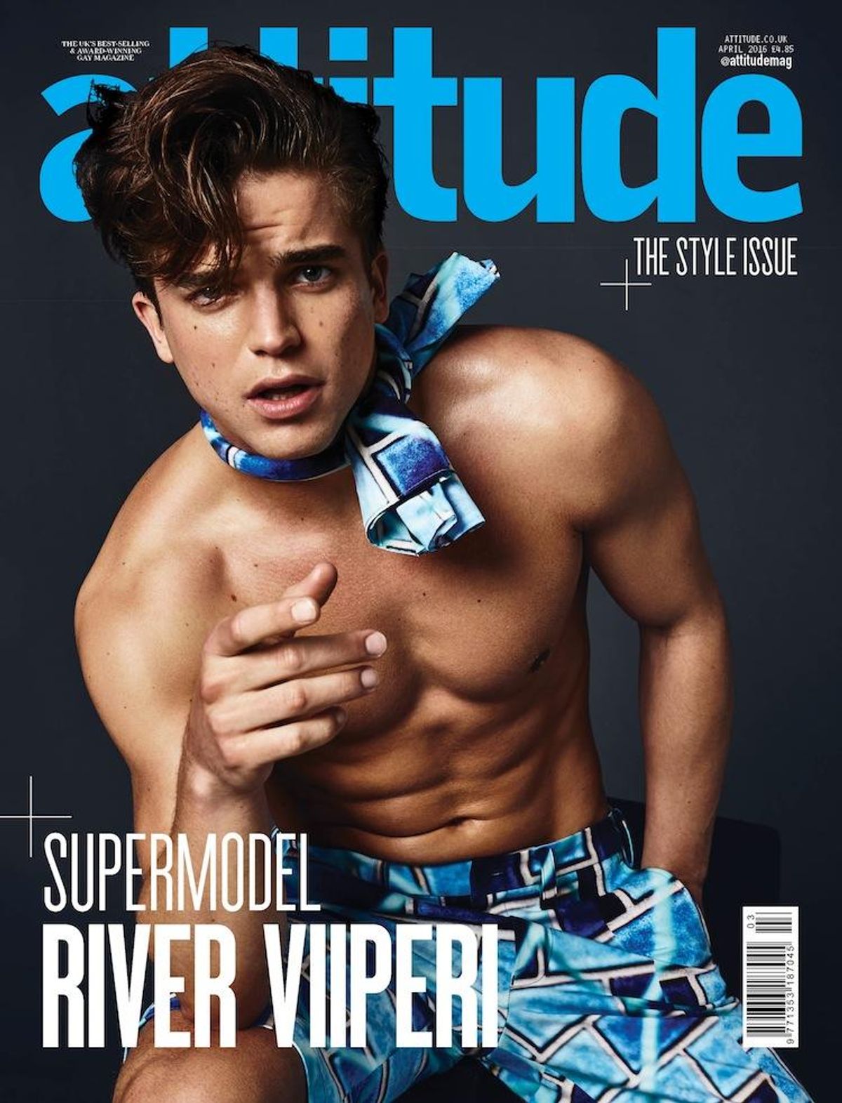 River Viiperi Covers Special Issue of 'Attitude'