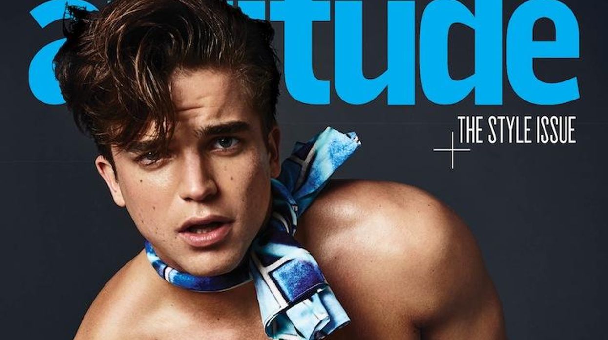 River Viiperi Covers Special Issue of 'Attitude'