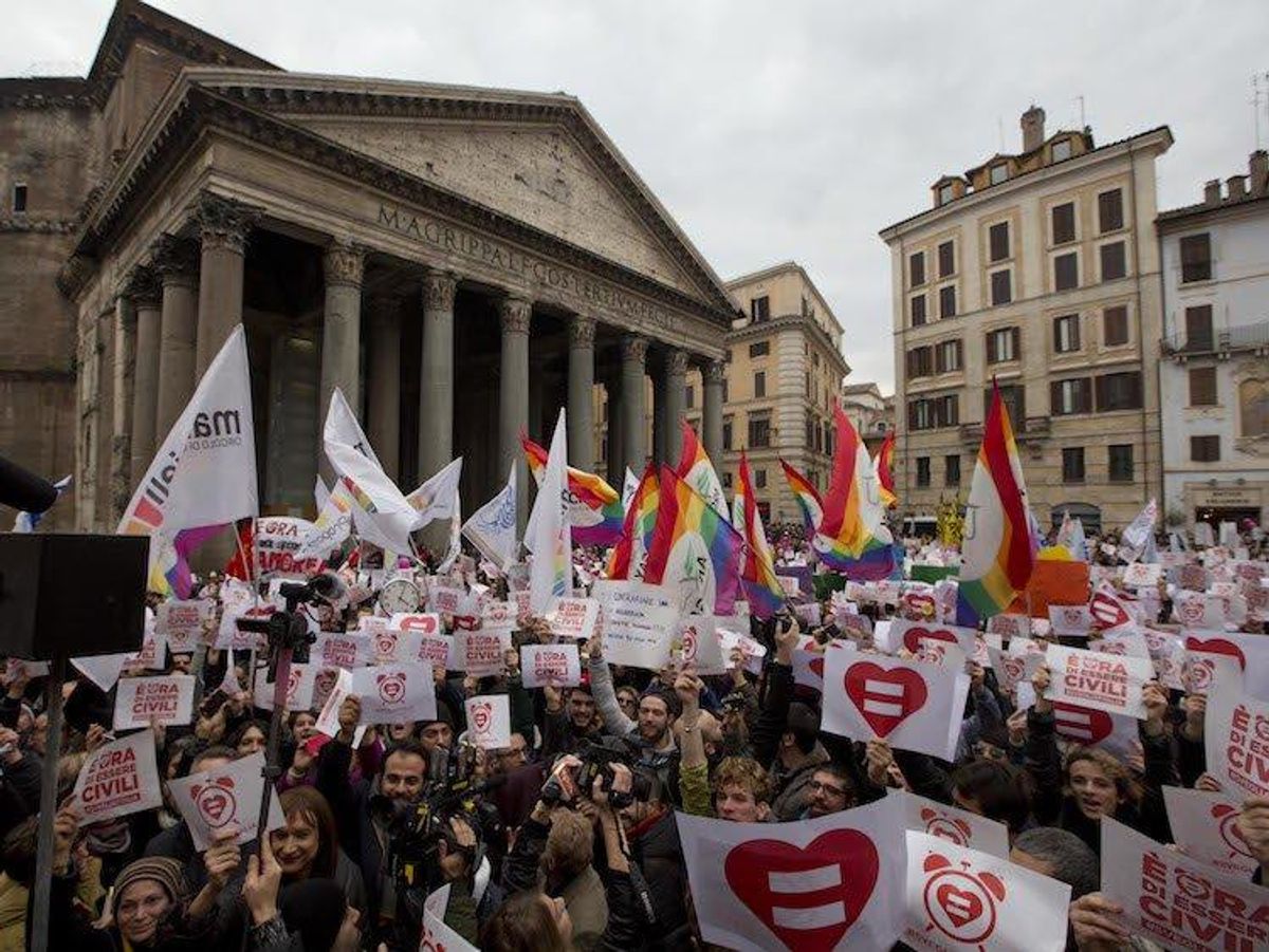 Breaking: Italy's Senate Approves Same-Sex Civil Unions