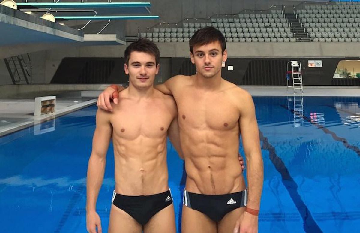 WATCH: Tom Daley & His Cute Partner Train for Olympics 
