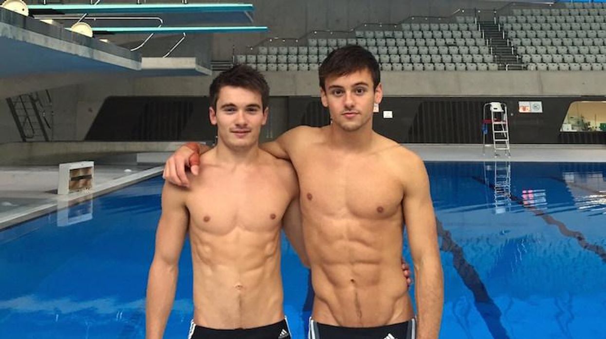 WATCH: Tom Daley & His Cute Partner Train for Olympics