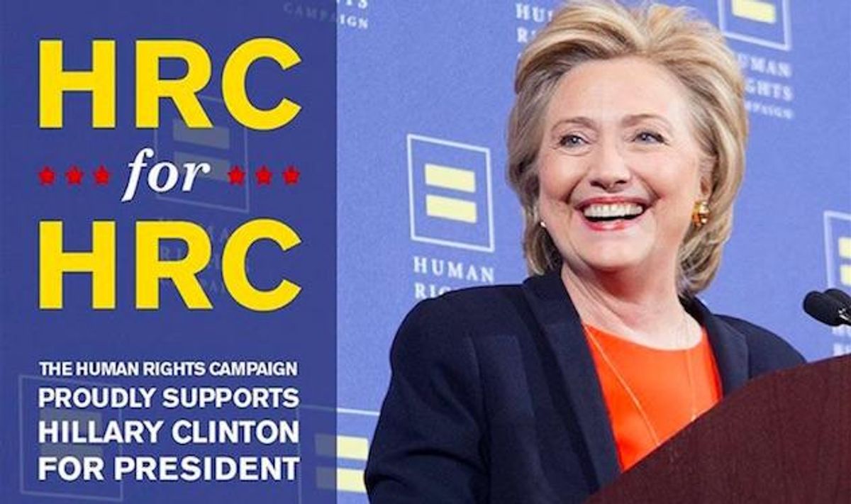 Human Rights Campaign Endorses Hillary Clinton for President 