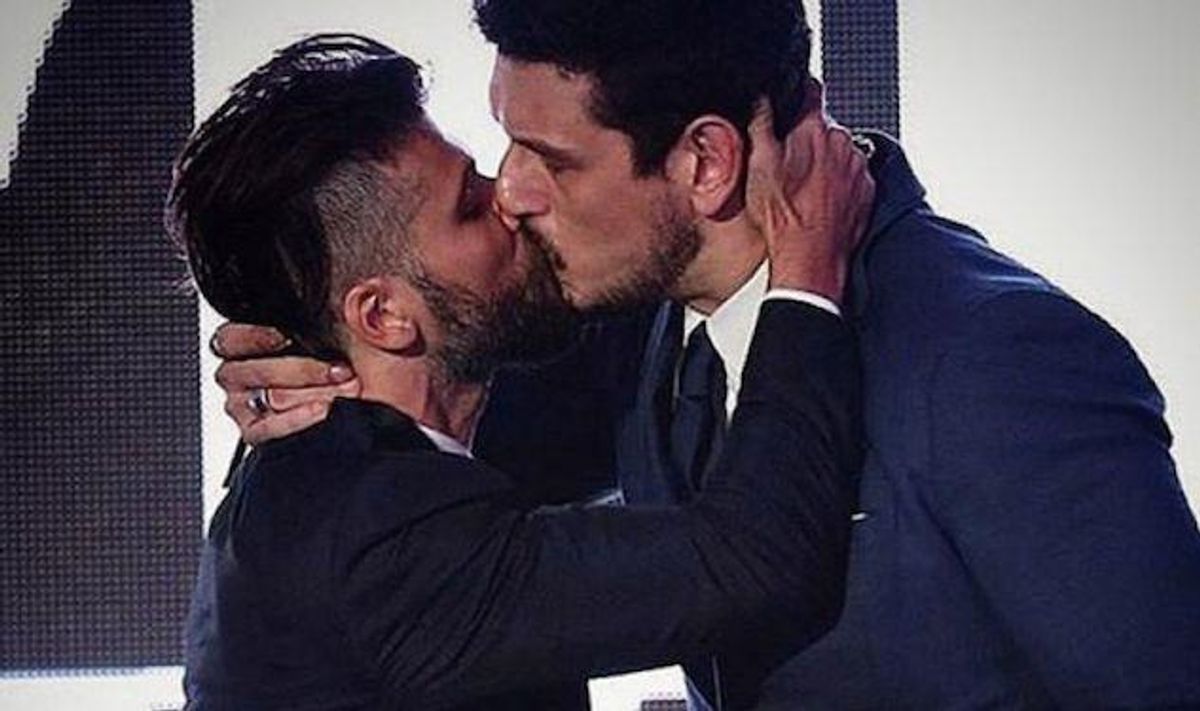 From Rio: Brazilian Actors Prove a Kiss Between Men Remains a Political Act