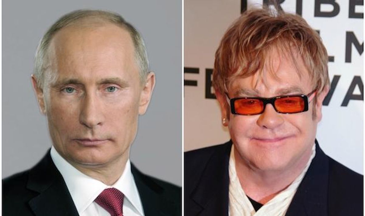 Vladimir Putin Calls Elton John To Discuss LGBT Rights