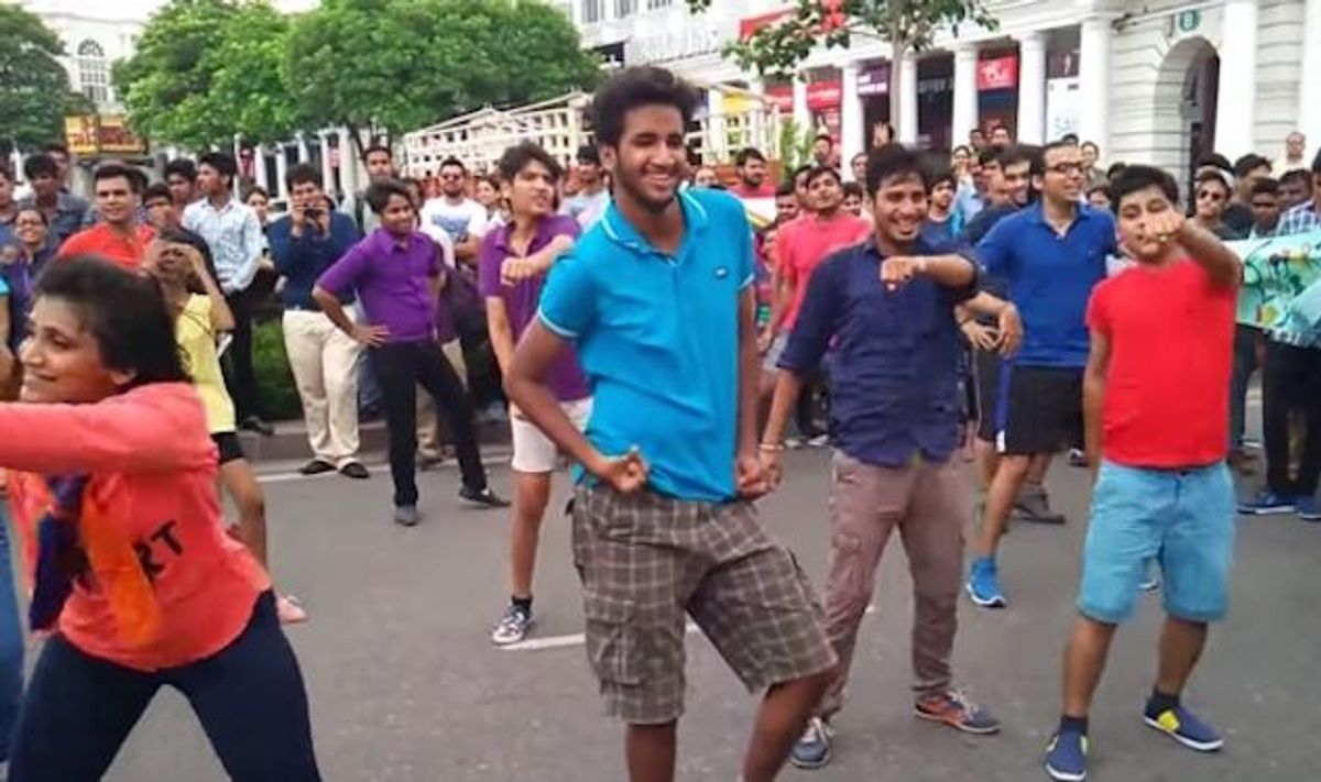 New Delhi Has First Gay Flash Mob