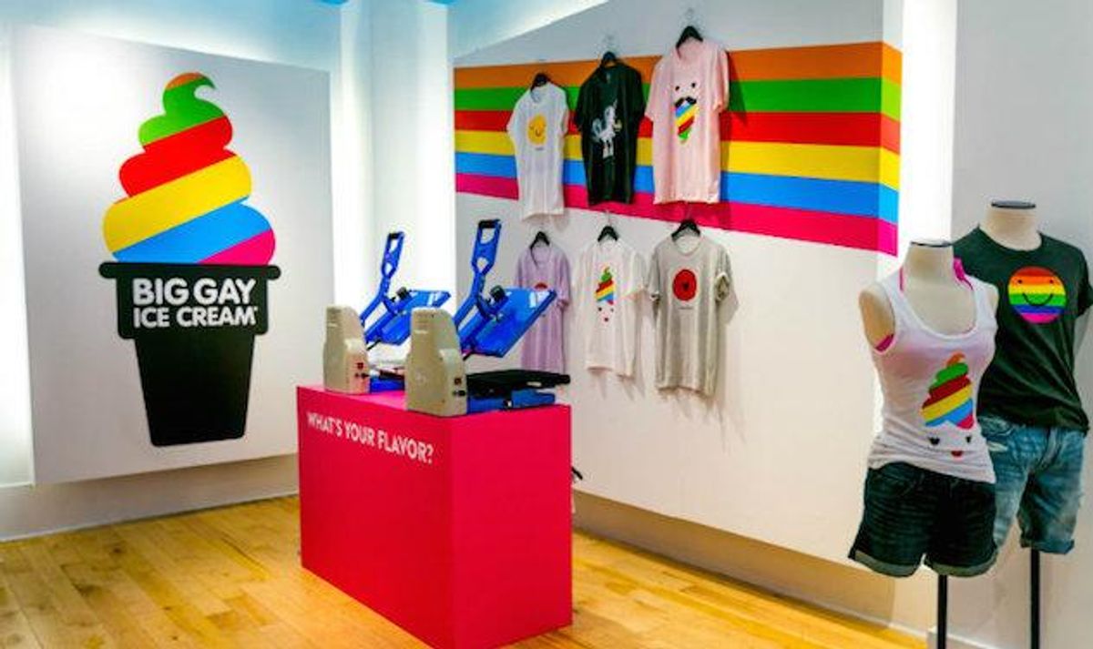 Don't Miss the Big Gay Ice Cream & Gap Collaboration in NYC