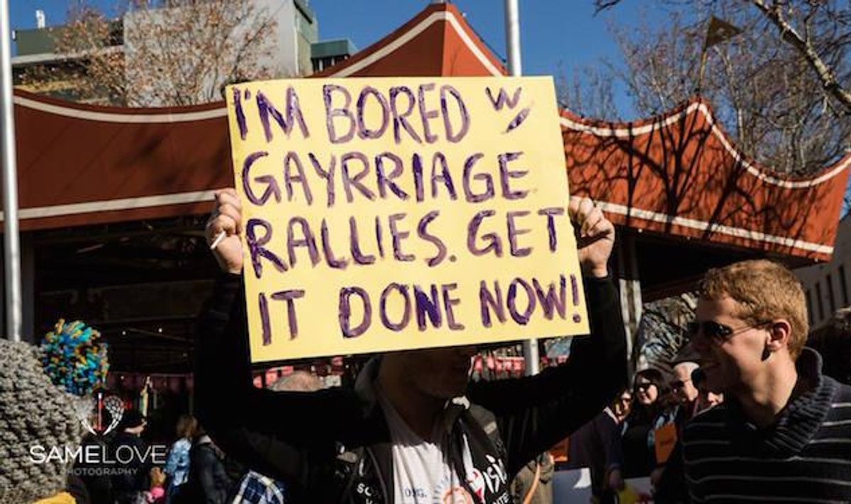 Postcard From Australia: The Fight for Marriage Equality Down Under