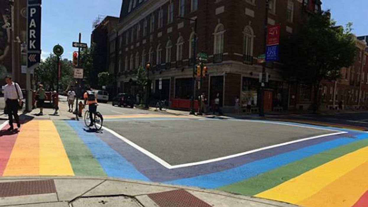 Rainbow Crosswalks Come to Philadelphia
