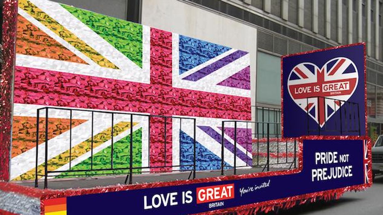 British Government Reveals Stunning Float For New York City's Pride Parade