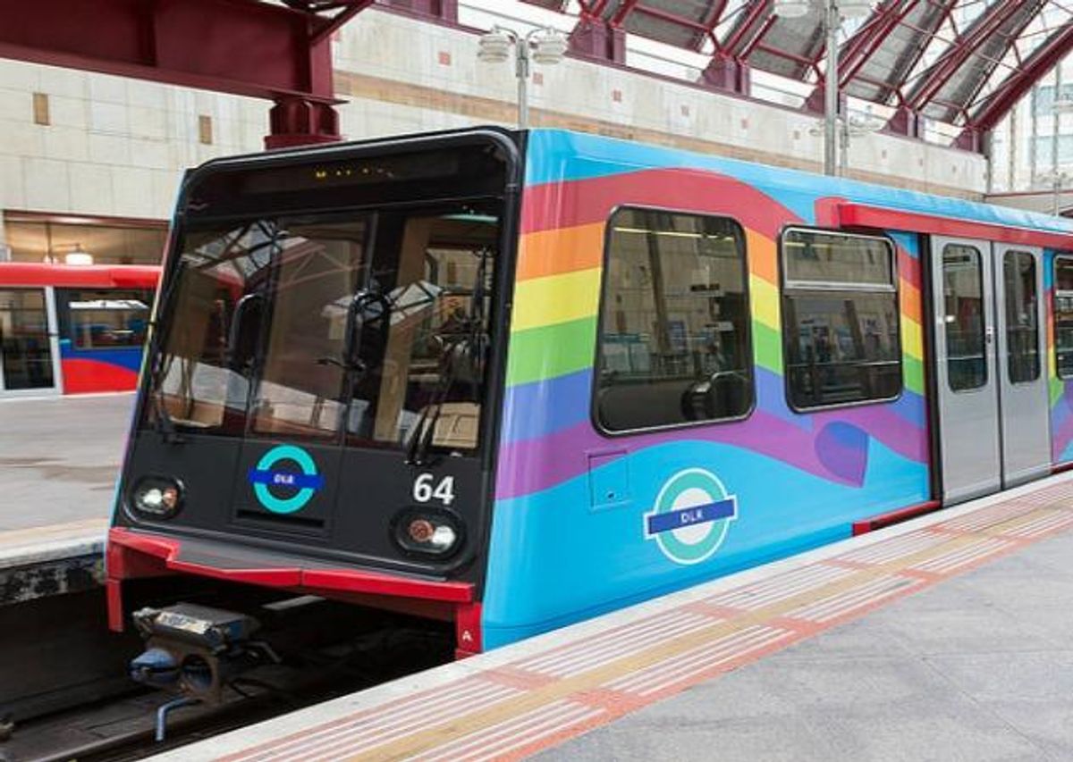 London Introduces a Rainbow Train and Bridge in Time for Pride