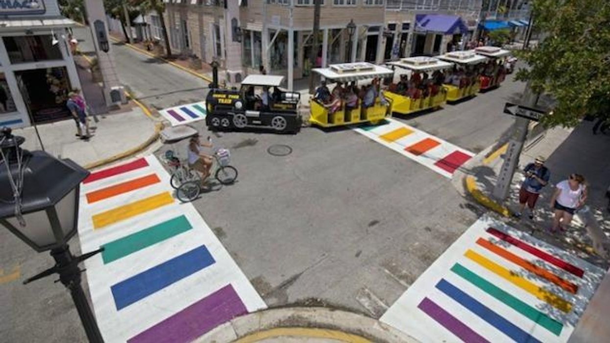 Key West Installs Rainbow Crosswalks