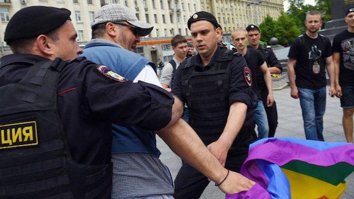 Police Break Up Unauthorized LGBT Pride in Russia