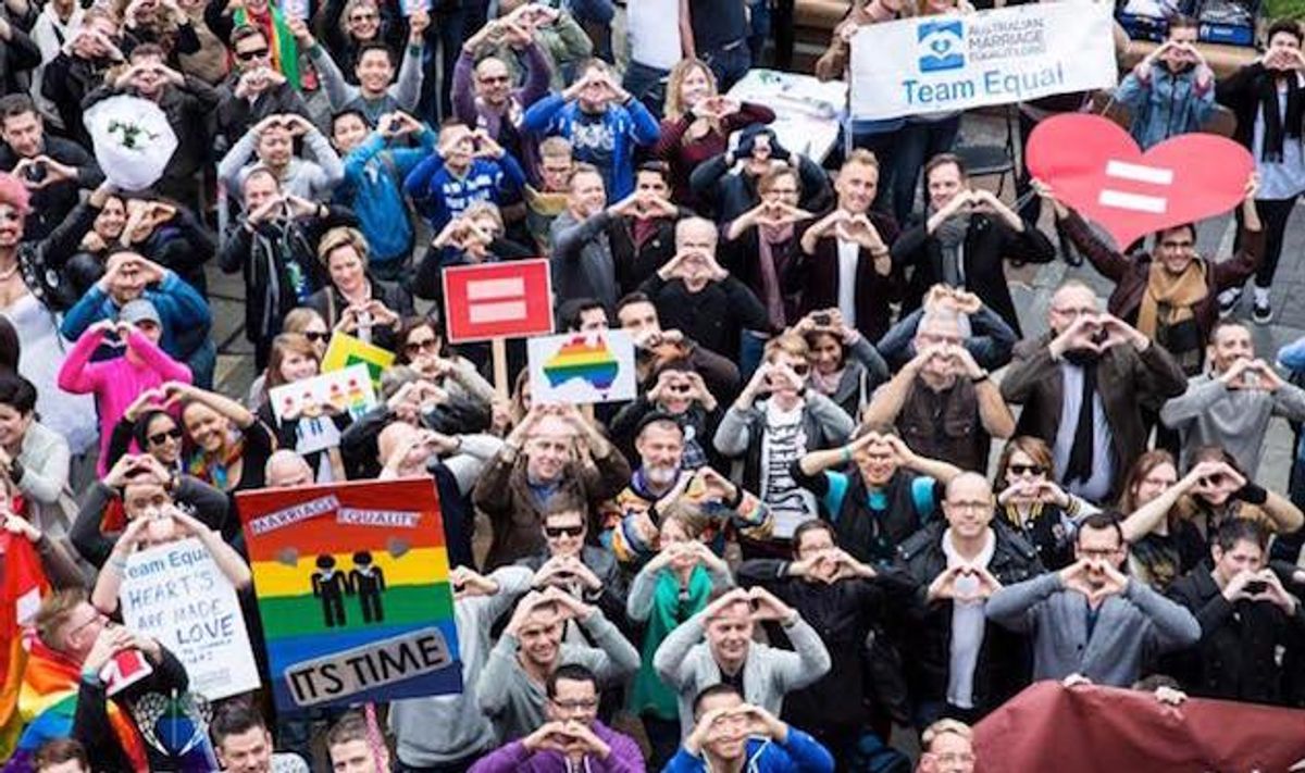 Thousands Rally In Sydney For Marriage Equality 