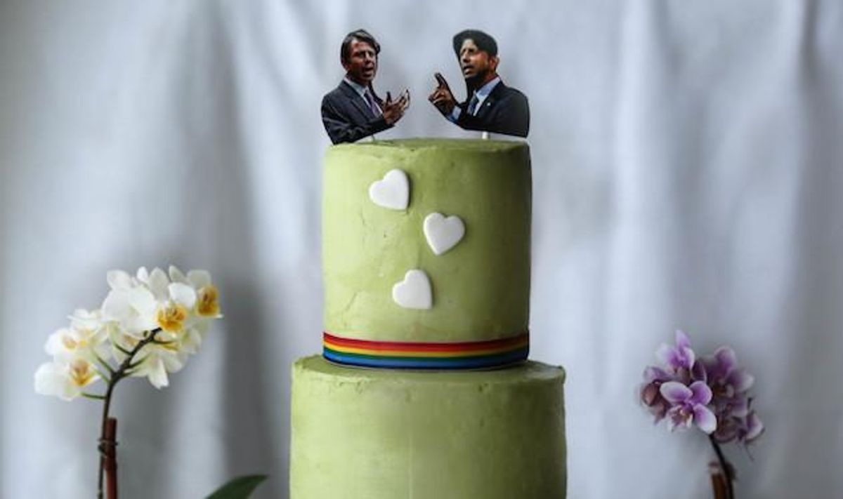 A Gay Wedding Cake for Louisiana Governor Bobby Jindal