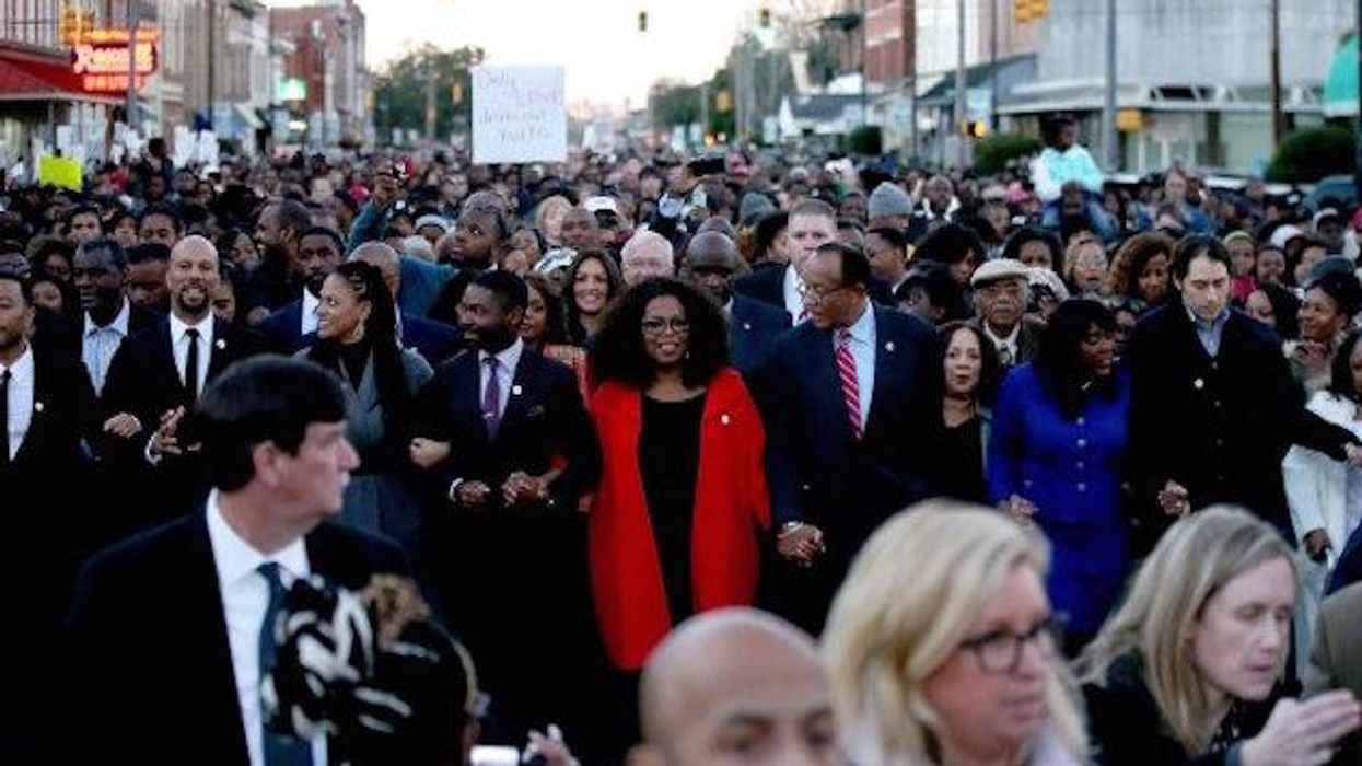 Selma: Oprah Hosts Gala & Marches In Honor Of MLK Day