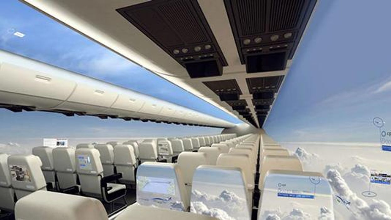 Planes of the Future Could Ditch Windows for Huge Video Screens