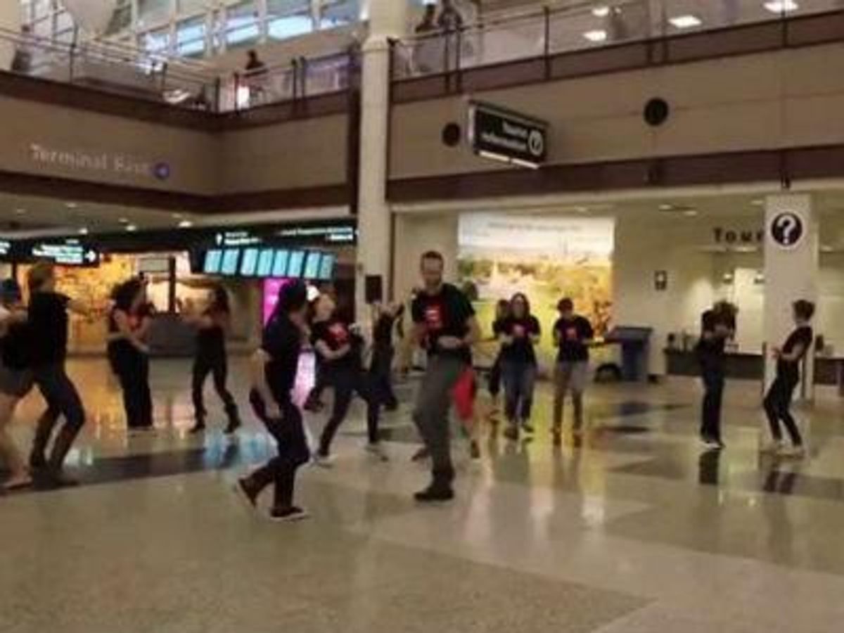Denver Airport: The Perfect Place for Flash Mob Wedding Proposal