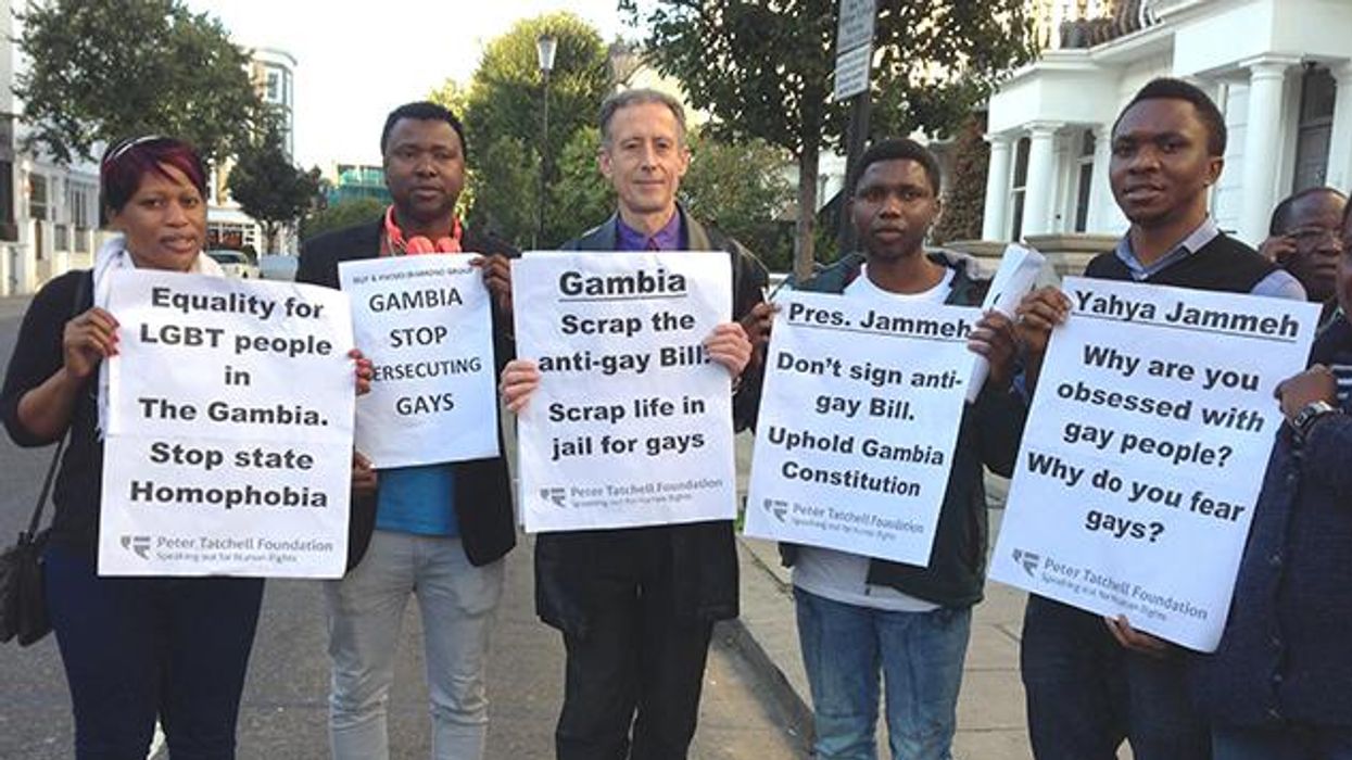 PHOTOS: London Protest Against Gambian Antigay Law
