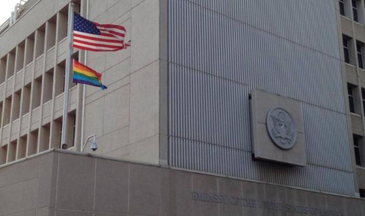 Pride Flag at US Embassy in Tel Aviv Incites Fury