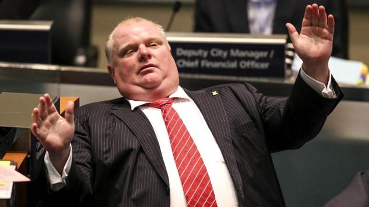 Rob Ford Wants Rainbow Flag Ripped Down