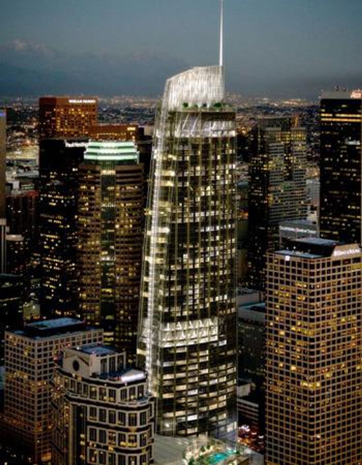 Biggest Skyscraper in Western U.S. Rises This Month in L.A.