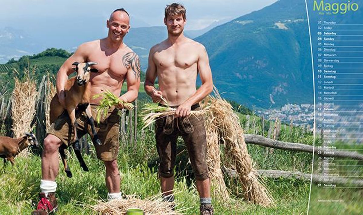 12 Months of Naked Men in the Alps