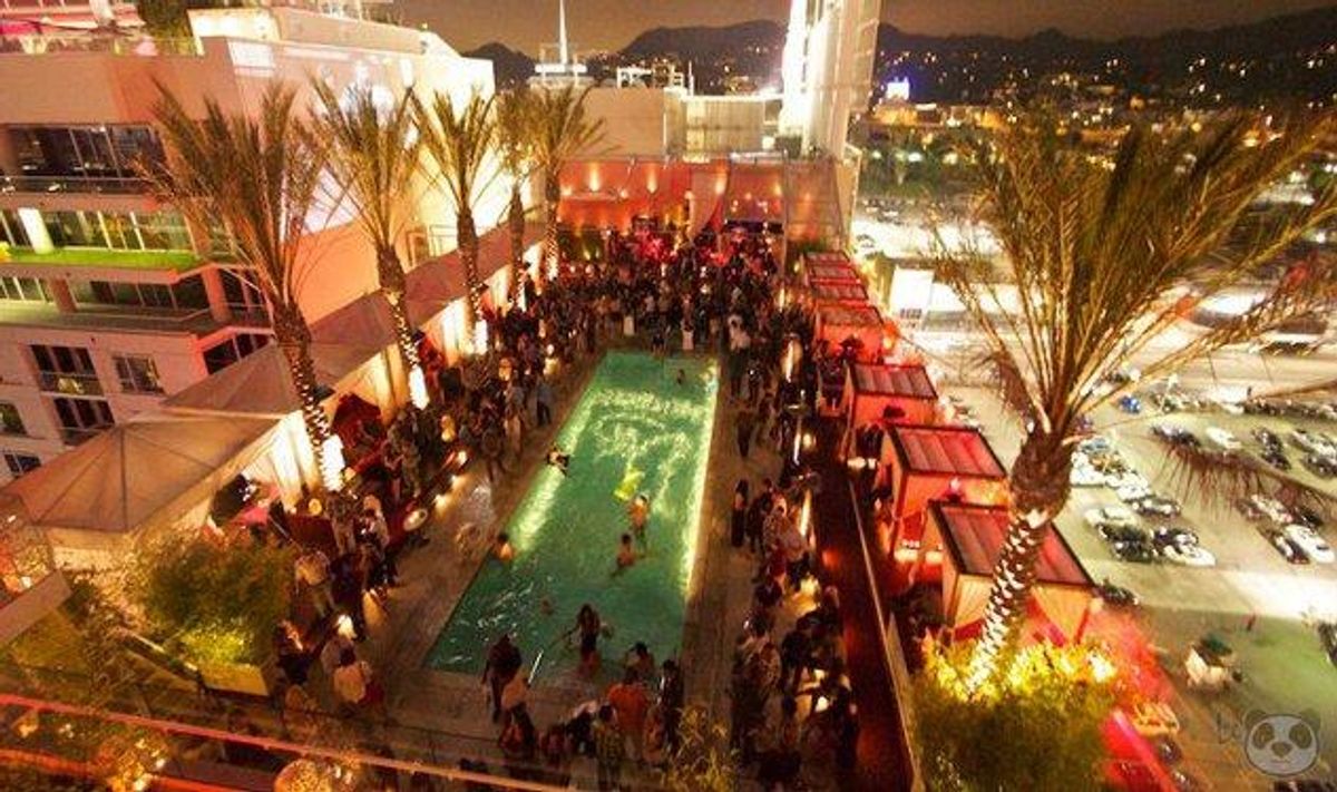Ever Been to a Gay Nightswim On Top of a Hollywood Hotel?