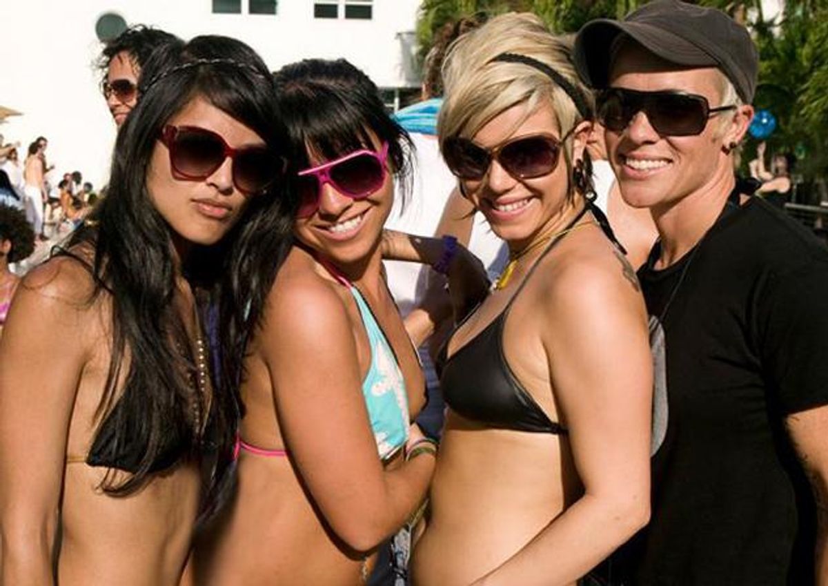 Miami's Aqua Girl: Partying in a Bikini for a Good Cause 