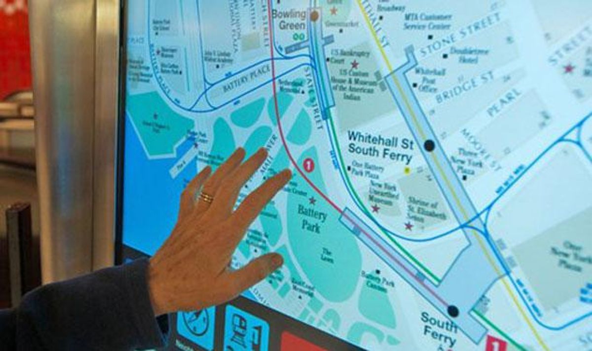 NYC Welcomes Touchscreen Subway Maps