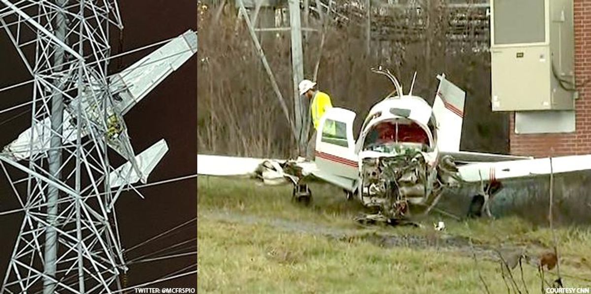 Power Line Crash Plane Crash Survivors Suspended in Power Lines for Over Seven Hours