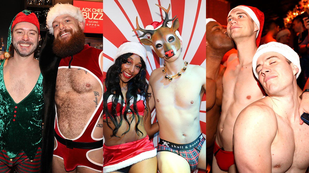 Stuff Your Stocking With These 55+ Pics From Sidetrack Chicago Santa Speedo Run