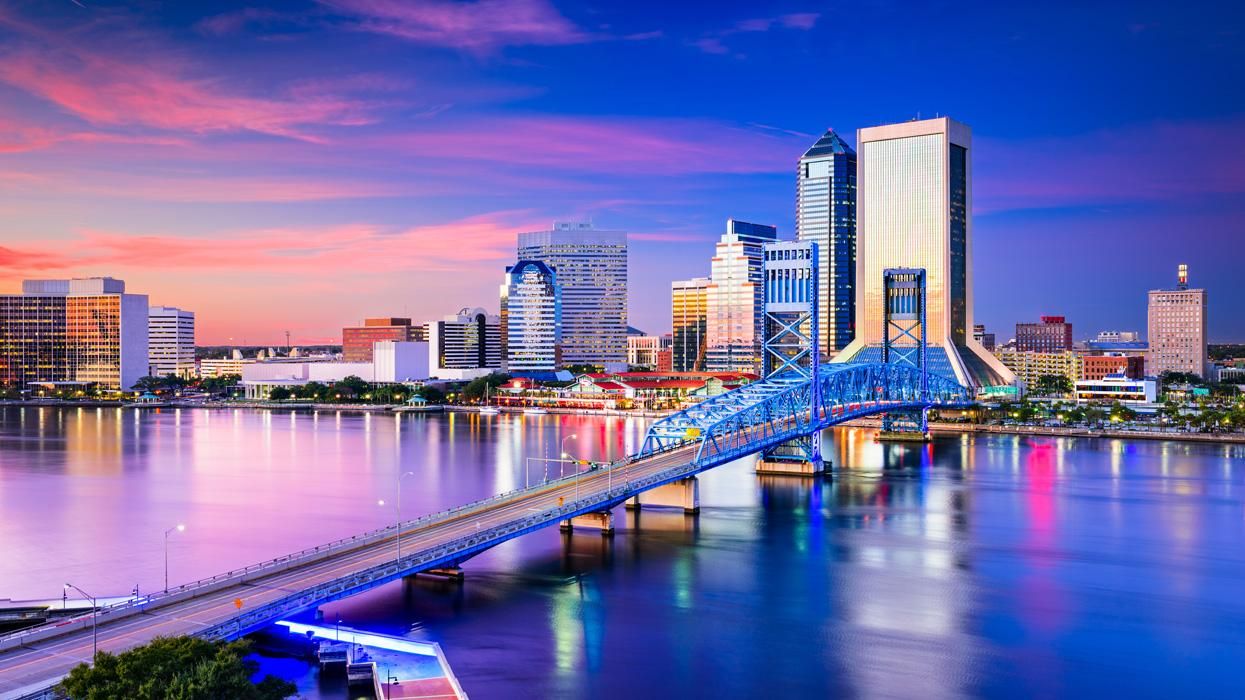 Jacksonville Florida at sunset