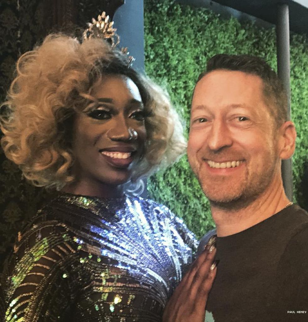 Jalah Nicole (left) with Paul Heney