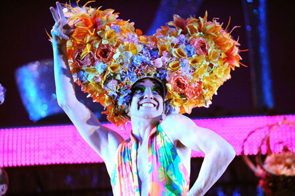 Jason Donovan (Tick) in Priscilla Queen Of The Desert The Musical, photo credit Tristram Kenton