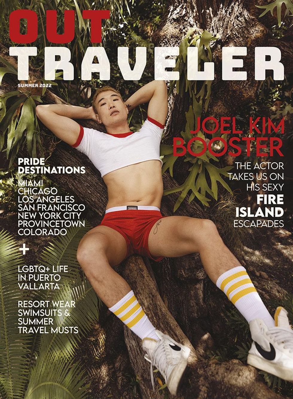 Joel Kim Booster Wears Speedos, Your Favorite Fire Island Gear in New Cover