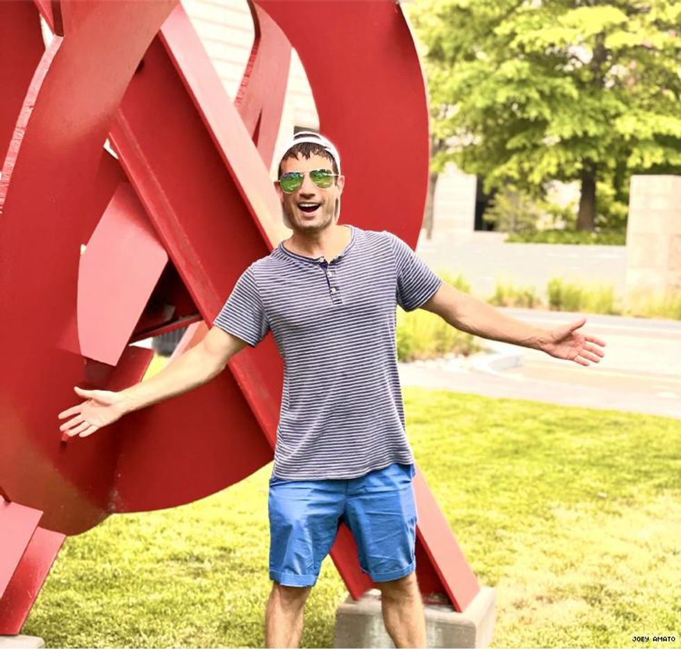Joey Amato at St Louis Sculpture Park