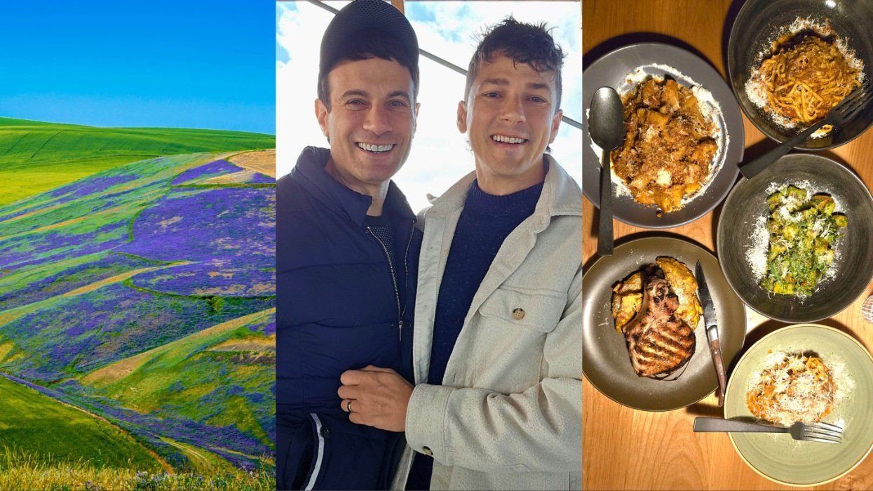 Joey Amato visits Walla Walla, Washington, with Matt of Michael & Matt - wildflowers and fine fare at Passatempo Taverna